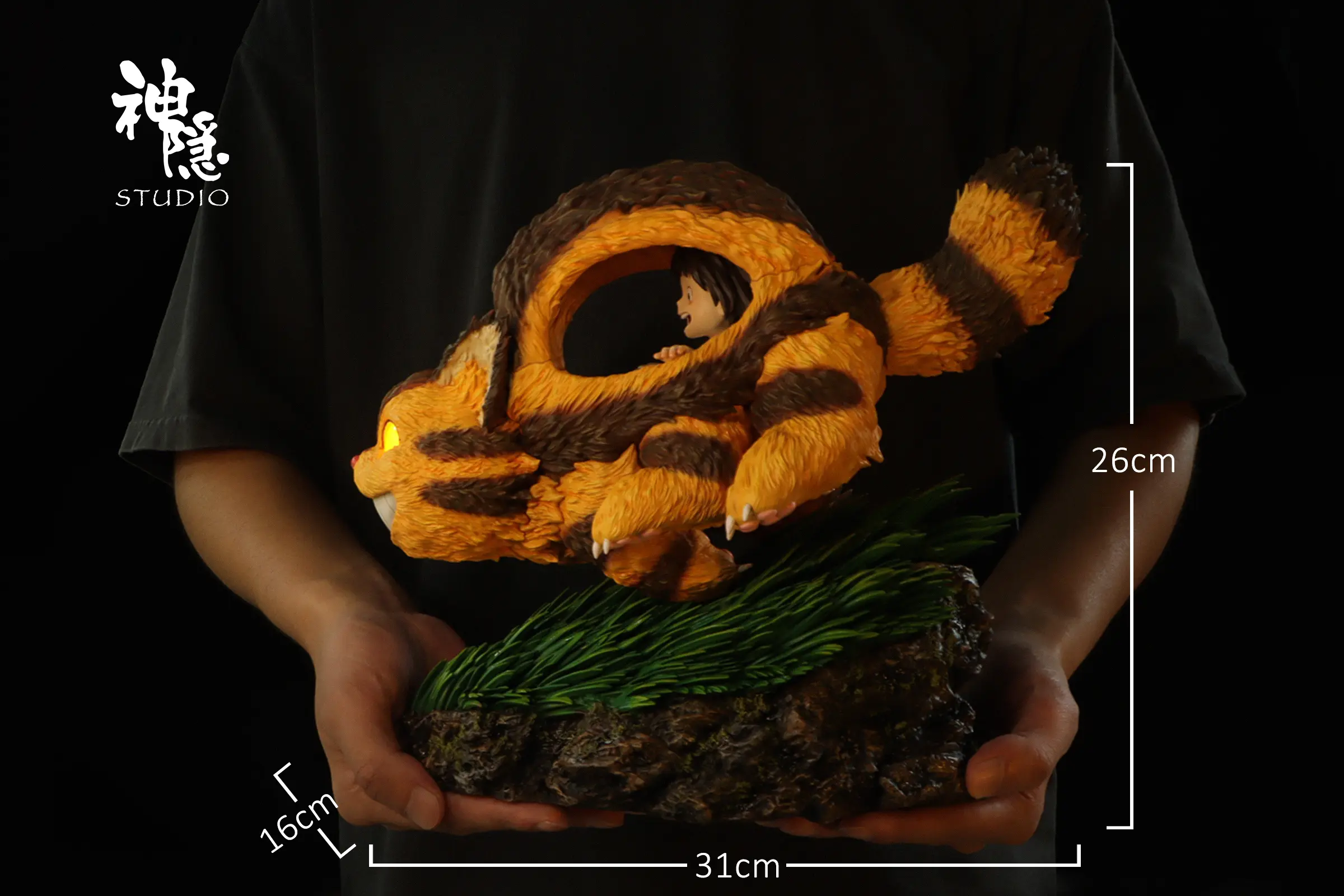 Shen Yin Studio - Mei and Kitten Bus My Neighbor Totoro Statue 