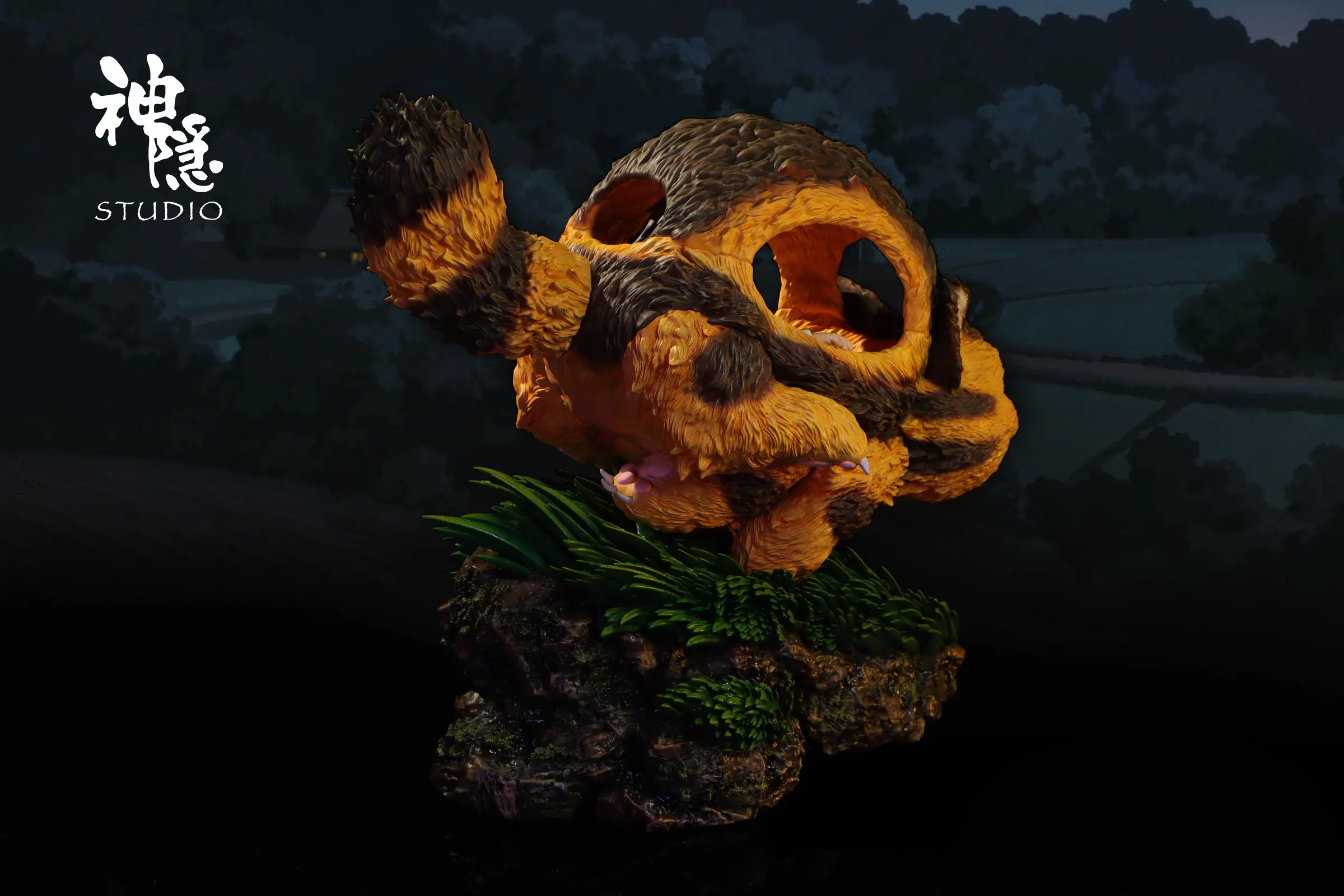 Shen Yin Studio - Mei and Kitten Bus My Neighbor Totoro Statue 