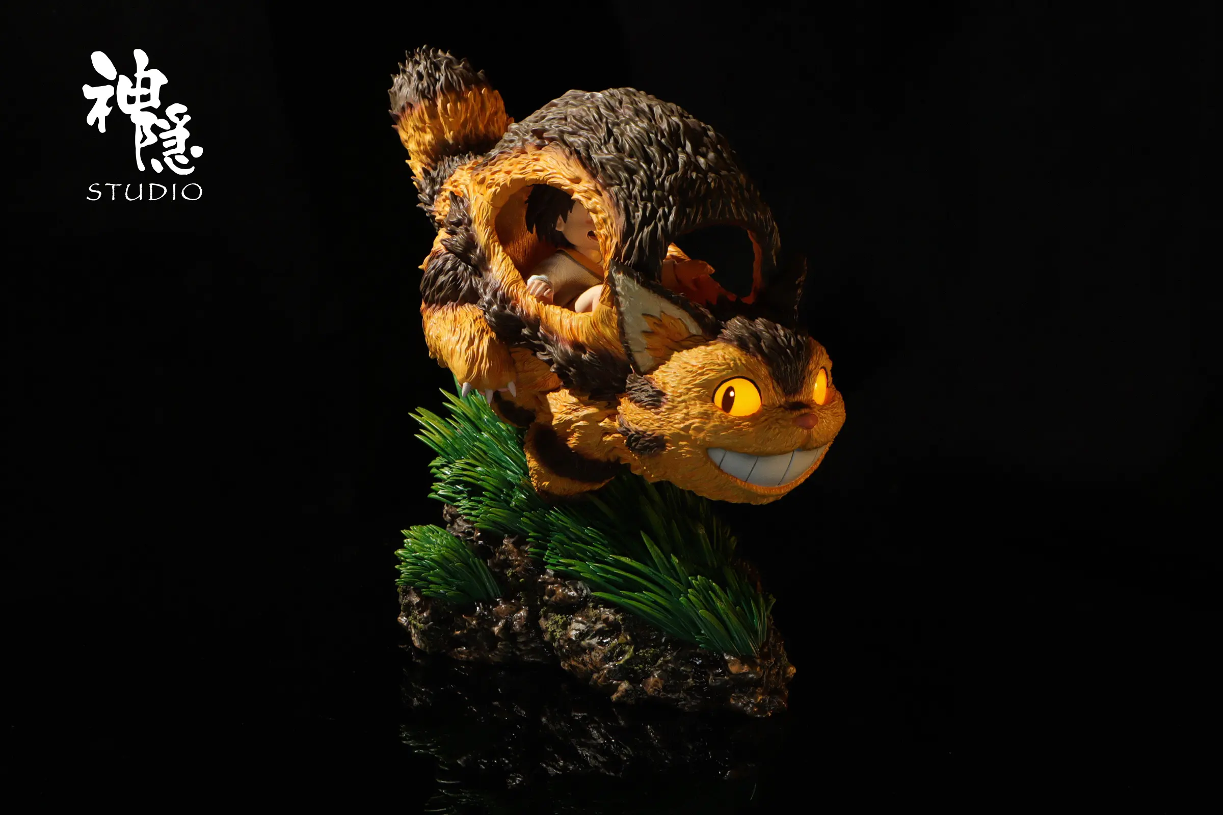 Shen Yin Studio - Mei and Kitten Bus My Neighbor Totoro Statue 