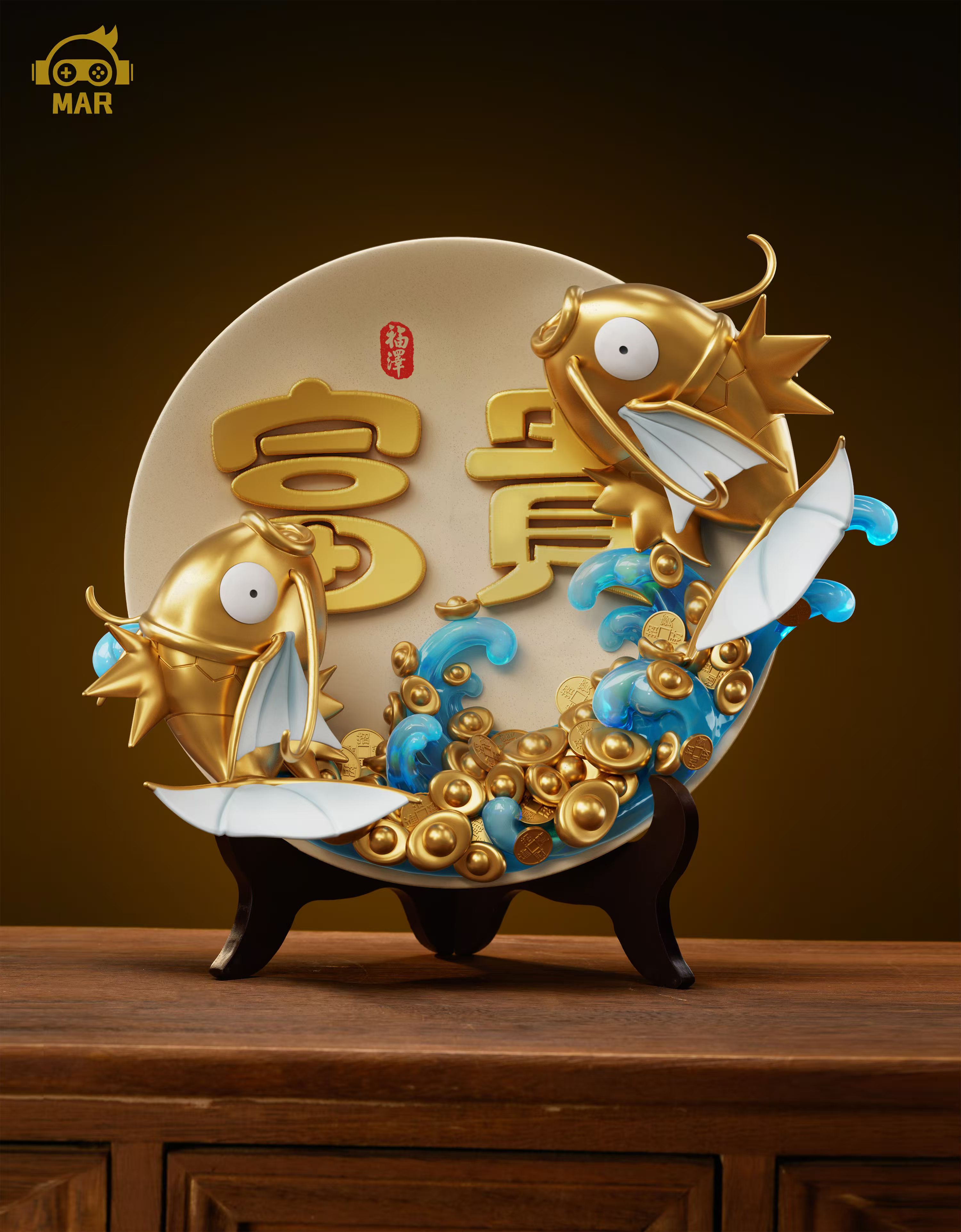 MAR Studio -  Pokemon Fortune-Attracting Magikarp Statue