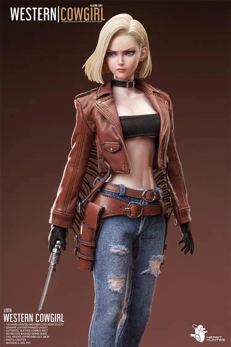 HEART HUNTER Blonde Cowboy Girl 1/6 Action Figure