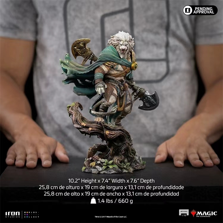 Iron Studio - Ajani Goldmane - Magic: The Gathering - Art Scale 1/10 Statue HASBR131125-10 (Licensed)Statue