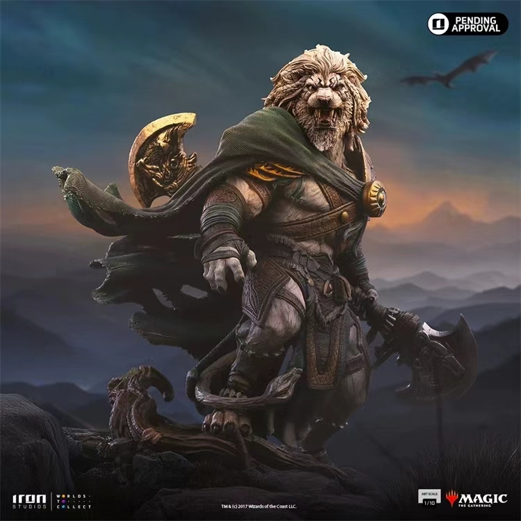 Iron Studio - Ajani Goldmane - Magic: The Gathering - Art Scale 1/10 Statue HASBR131125-10 (Licensed)Statue