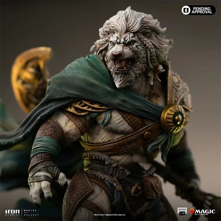 Iron Studio - Ajani Goldmane - Magic: The Gathering - Art Scale 1/10 Statue HASBR131125-10 (Licensed)Statue