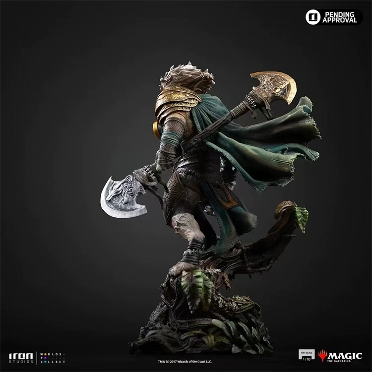Iron Studio - Ajani Goldmane - Magic: The Gathering - Art Scale 1/10 Statue HASBR131125-10 (Licensed)Statue