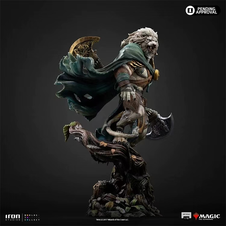 Iron Studio - Ajani Goldmane - Magic: The Gathering - Art Scale 1/10 Statue HASBR131125-10 (Licensed)Statue