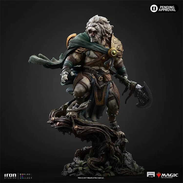 Iron Studio - Ajani Goldmane - Magic: The Gathering - Art Scale 1/10 Statue HASBR131125-10 (Licensed)Statue