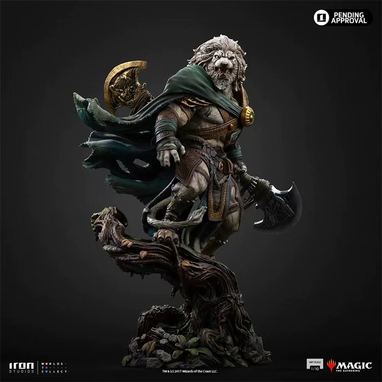 Iron Studio - Ajani Goldmane - Magic: The Gathering - Art Scale 1/10 Statue HASBR131125-10 (Licensed)Statue