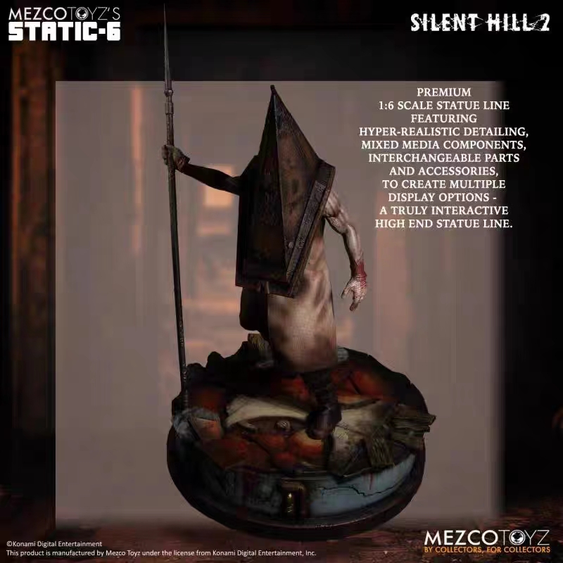 Mezco Studio - STATIC SIX Silent Hill 2 1/6 Scale Red Pyramid Thing Statue (Licensed) Statue