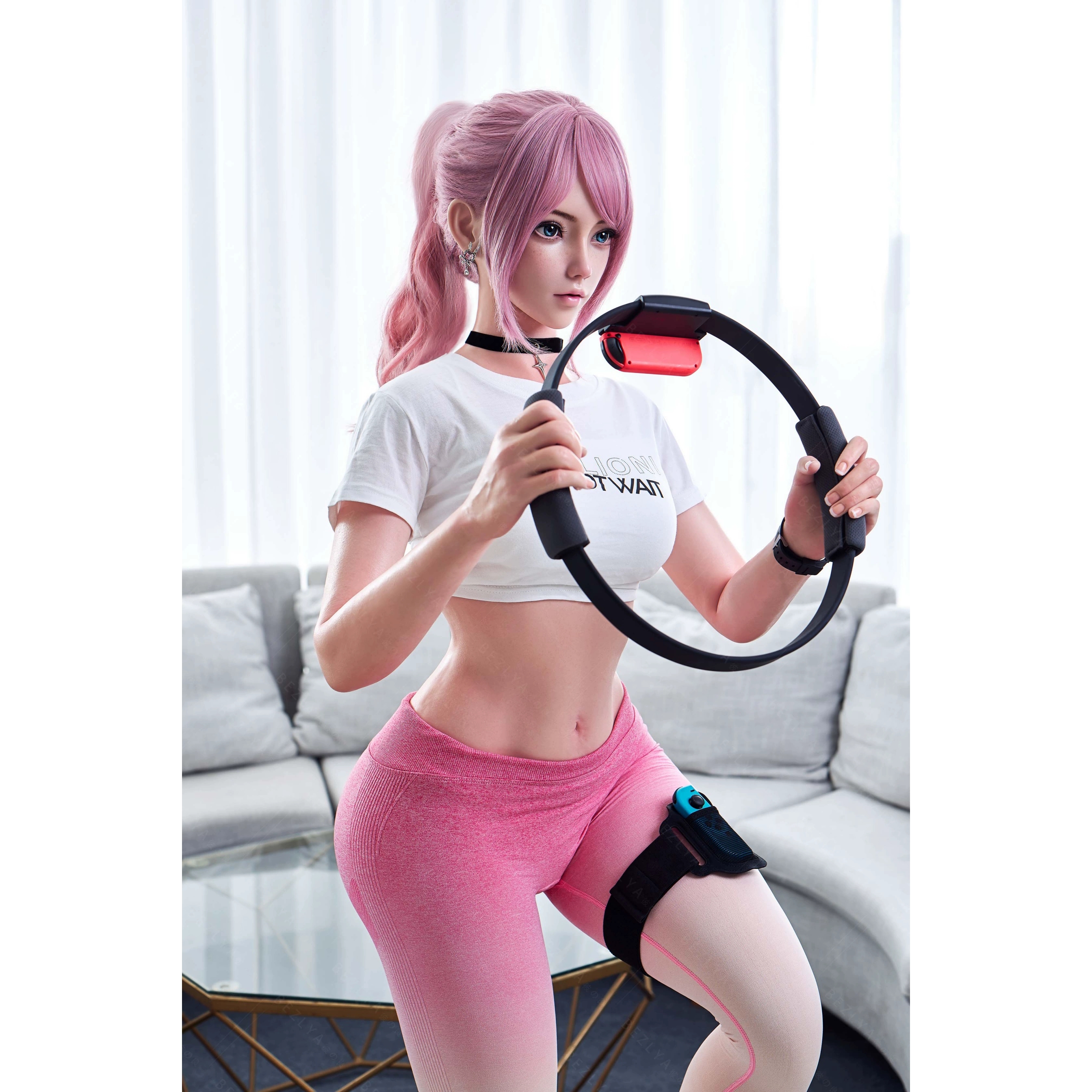 Bezlya - 2.1 Series: Coral - Ultra Makeup 1/1 Scale Silicone Doll (Licensed) Statue 