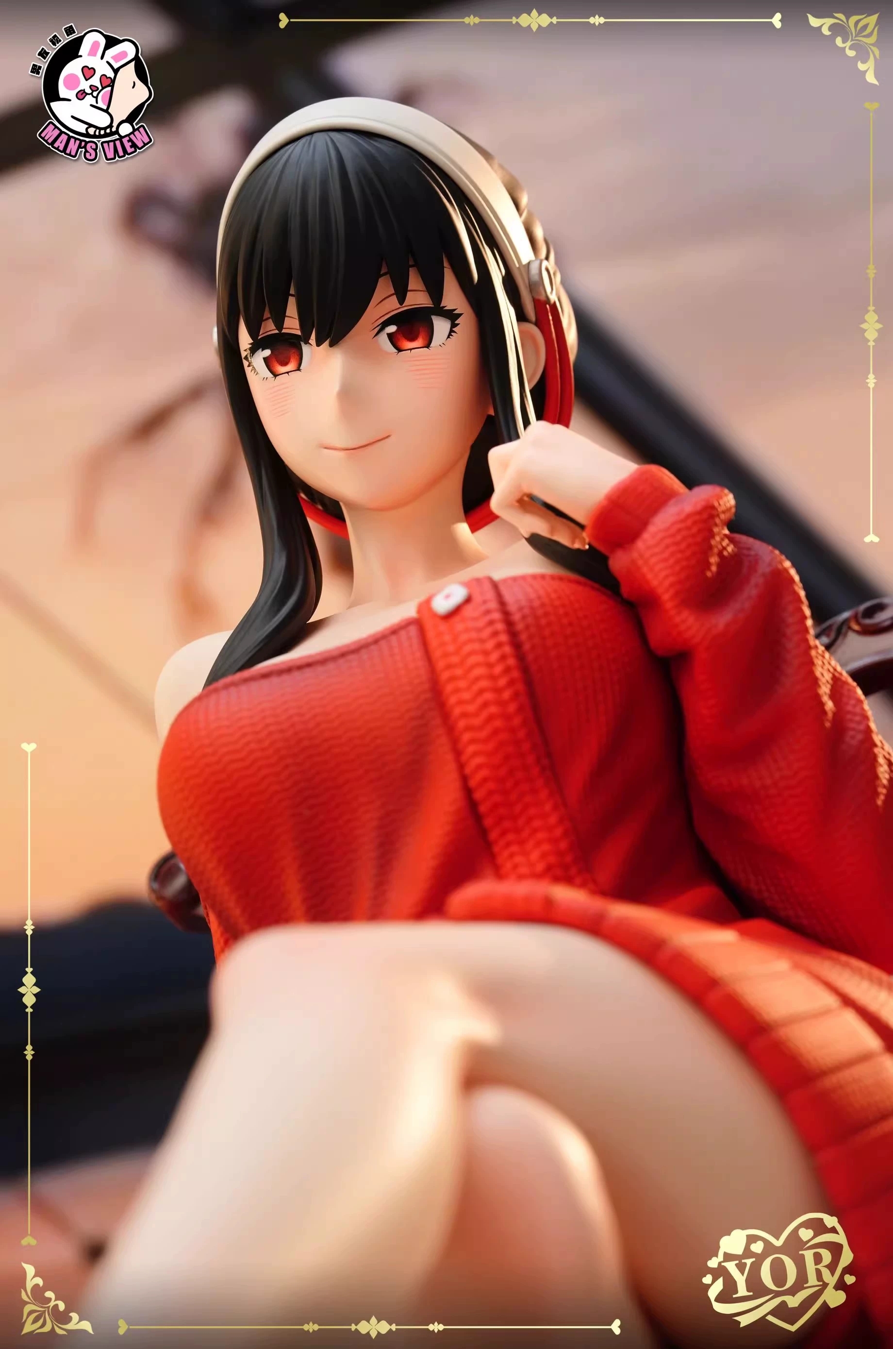 MAN'S VIEM Studio -  Spy x Family Mrs. Yor Statue 