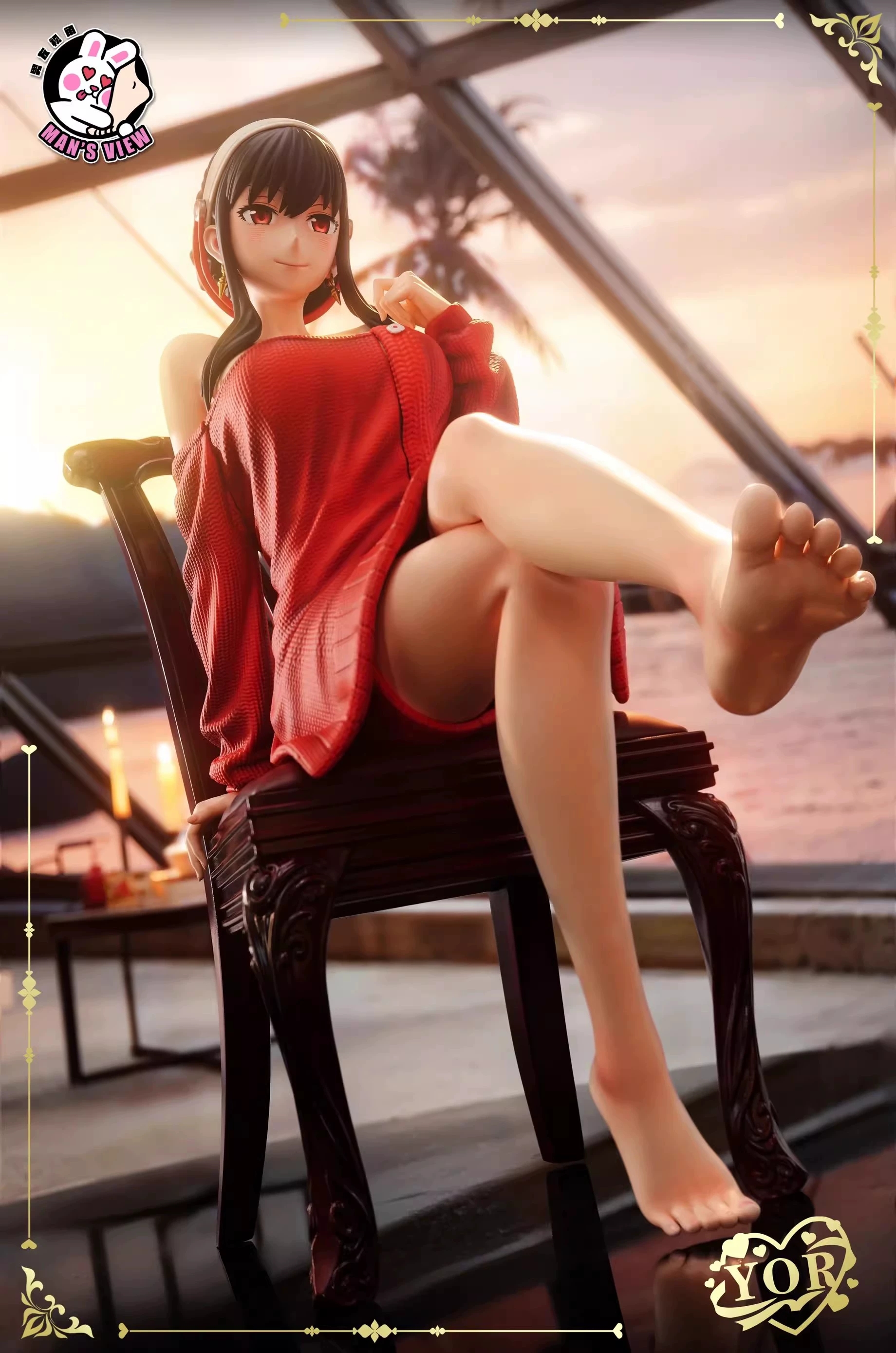 MAN'S VIEM Studio -  Spy x Family Mrs. Yor Statue 