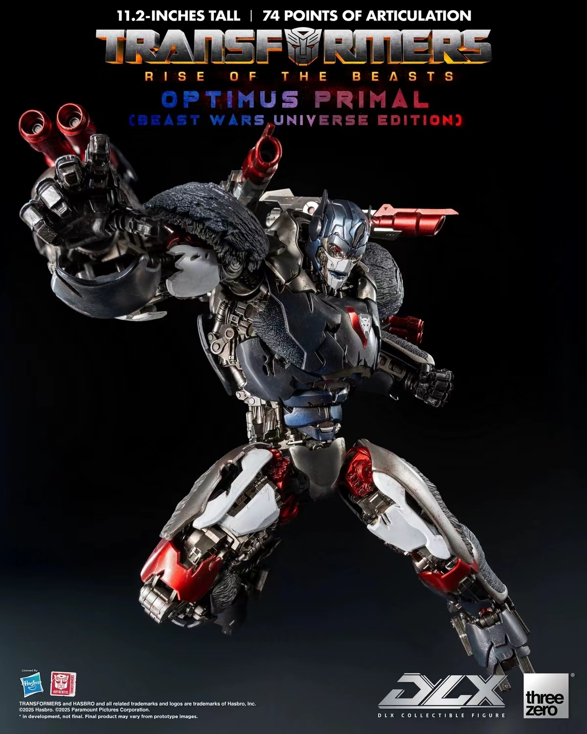 Threezero - Transformers: Rise of the Beasts DLX Optimus Primal (Beast Wars Universe Edition) 3Z08850W0 (Licensed)