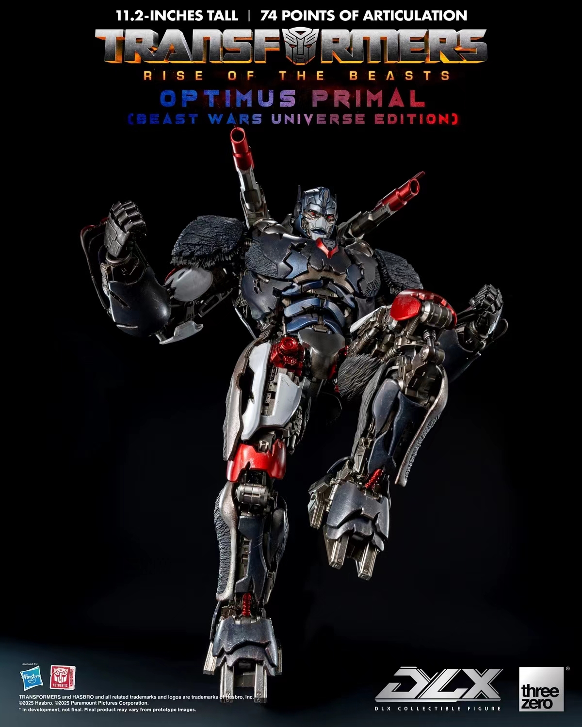 Threezero - Transformers: Rise of the Beasts DLX Optimus Primal (Beast Wars Universe Edition) 3Z08850W0 (Licensed)