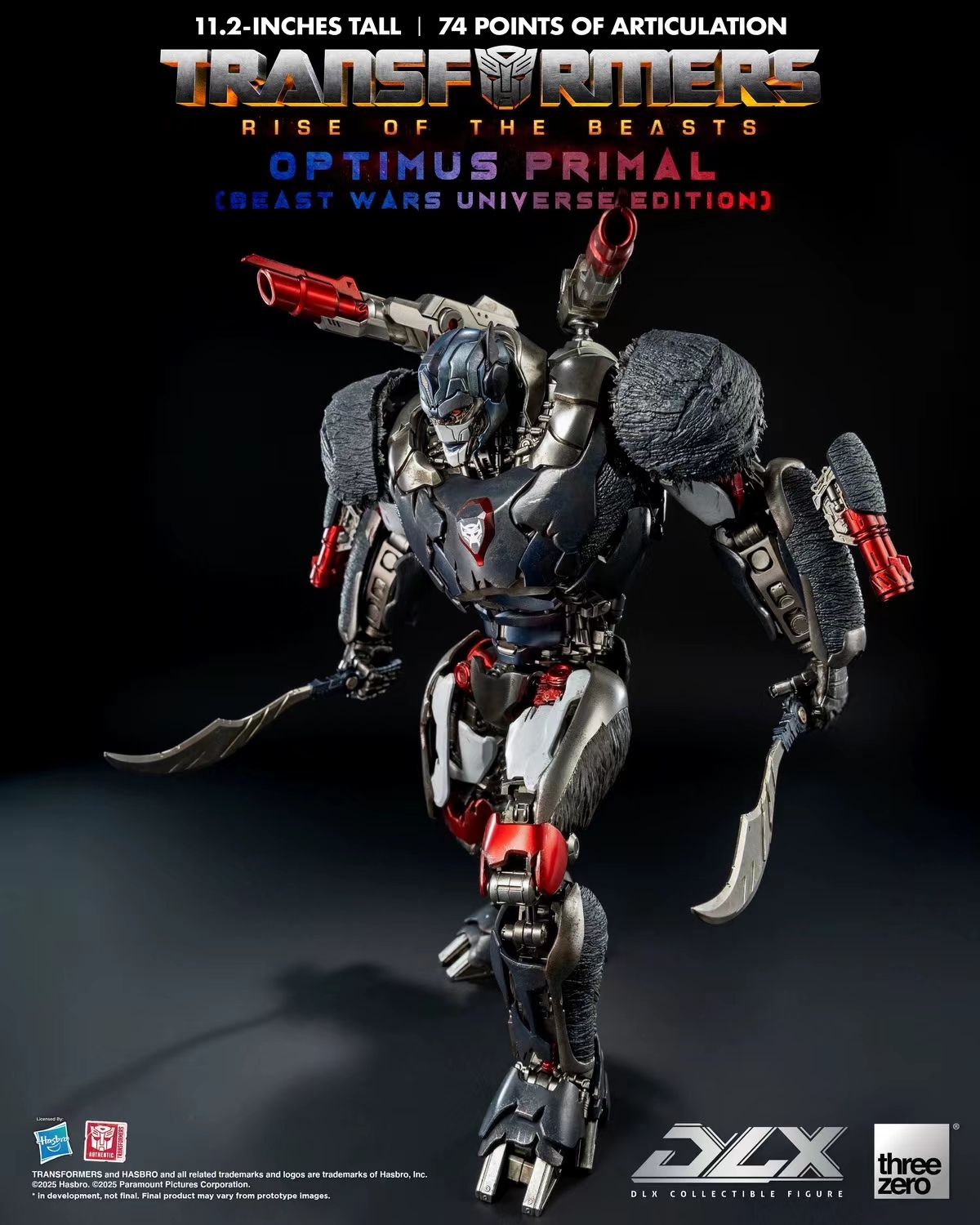 Threezero - Transformers: Rise of the Beasts DLX Optimus Primal (Beast Wars Universe Edition) 3Z08850W0 (Licensed)