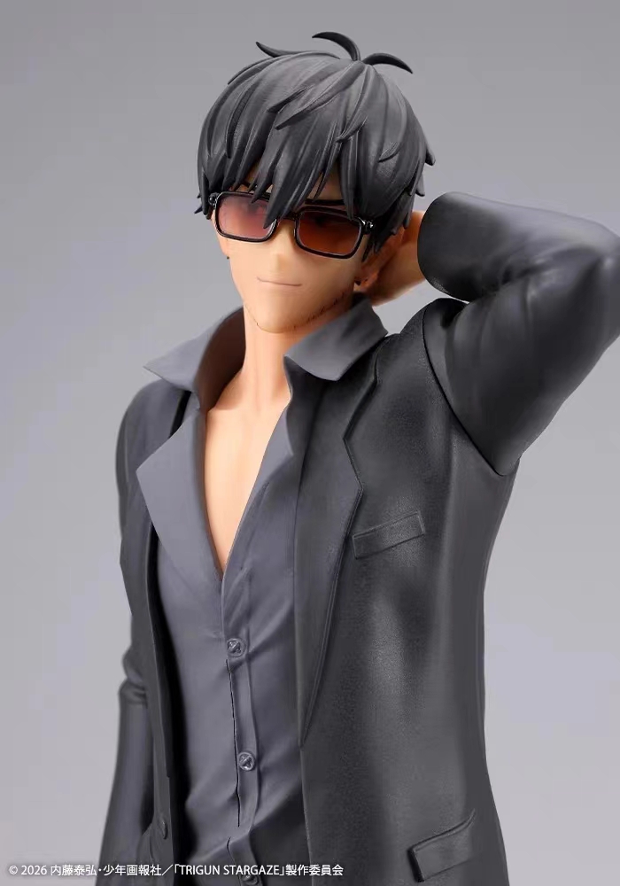 Kotobukiya - OSHI WORKS TRIGUN STAMPEDE Nicholas D. Wolfwood TRIGUN STAMPEDE 1/8 Complete Figure (Licensed)Statue 