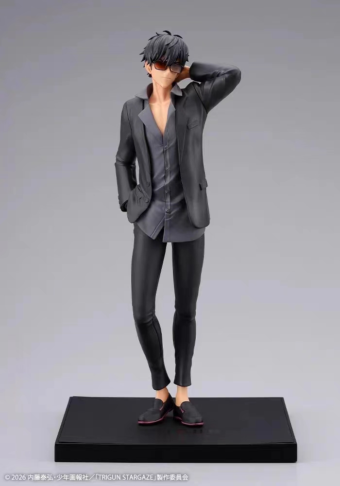 Kotobukiya - OSHI WORKS TRIGUN STAMPEDE Nicholas D. Wolfwood TRIGUN STAMPEDE 1/8 Complete Figure (Licensed)Statue 