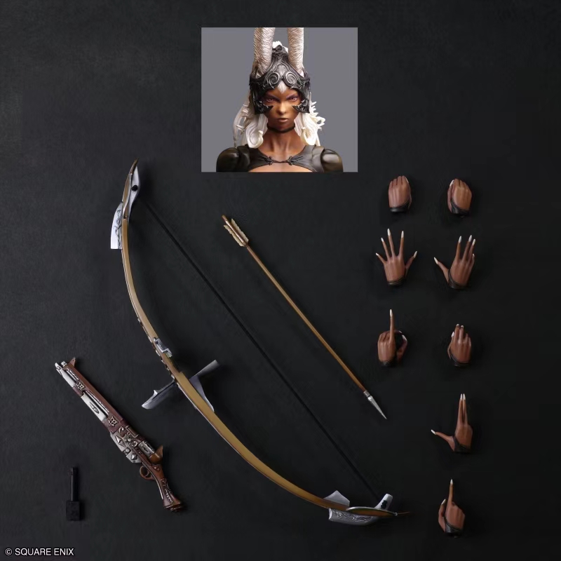 SQUARE ENIX - Final Fantasy XII PLAY ARTS SHIN Fran (Licensed)Statue 