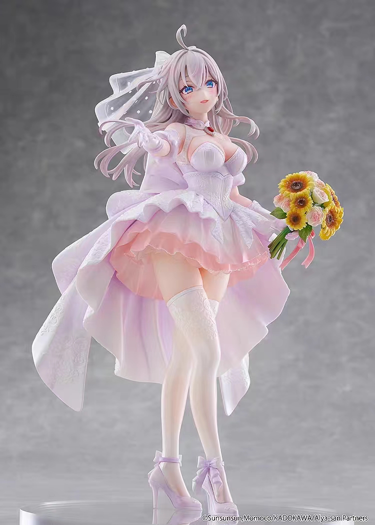 KADOKAWA - KDcolle Alya Sometimes Hides Her Feelings in Russian - Alisa Mikhailovna Kujou Wedding Dress Ver. 1/7 Complete Figure (Licensed)Statue 