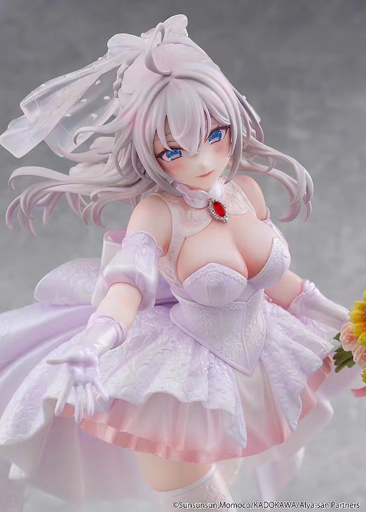 KADOKAWA - KDcolle Alya Sometimes Hides Her Feelings in Russian - Alisa Mikhailovna Kujou Wedding Dress Ver. 1/7 Complete Figure (Licensed)Statue 
