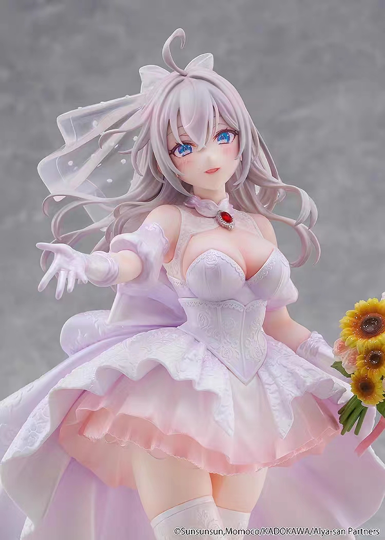 KADOKAWA - KDcolle Alya Sometimes Hides Her Feelings in Russian - Alisa Mikhailovna Kujou Wedding Dress Ver. 1/7 Complete Figure (Licensed)Statue 