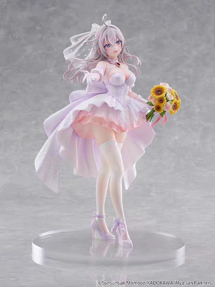 KADOKAWA - KDcolle Alya Sometimes Hides Her Feelings in Russian - Alisa Mikhailovna Kujou Wedding Dress Ver. 1/7 Complete Figure (Licensed)Statue 
