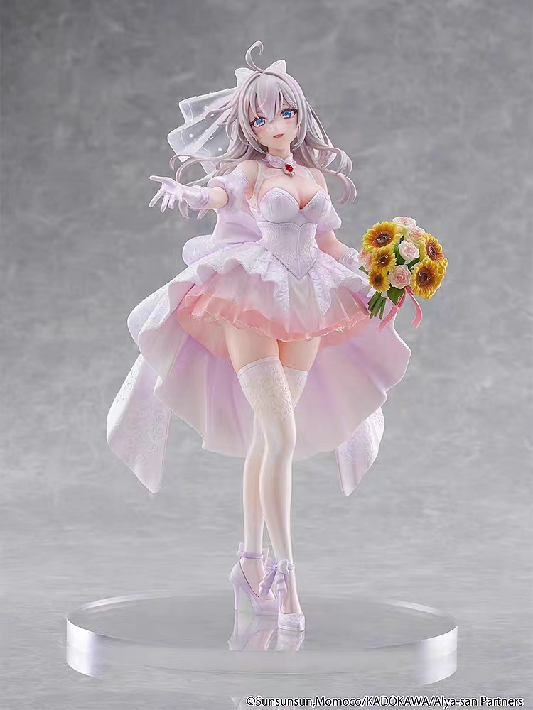 KADOKAWA - KDcolle Alya Sometimes Hides Her Feelings in Russian - Alisa Mikhailovna Kujou Wedding Dress Ver. 1/7 Complete Figure (Licensed)Statue 