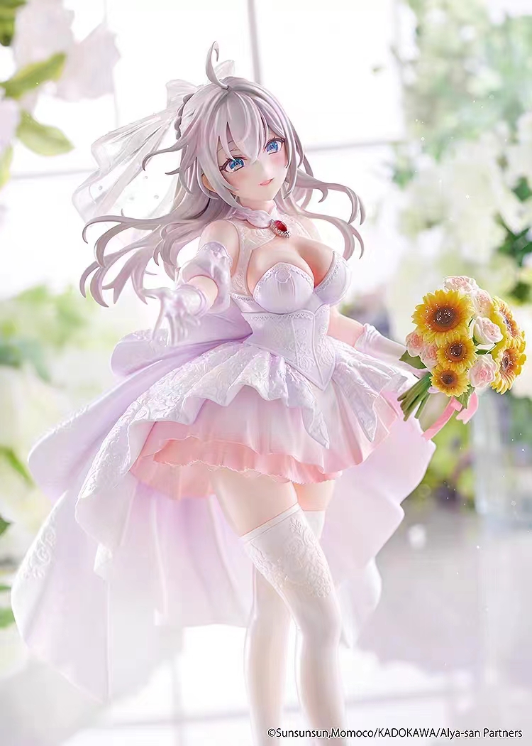 KADOKAWA - KDcolle Alya Sometimes Hides Her Feelings in Russian - Alisa Mikhailovna Kujou Wedding Dress Ver. 1/7 Complete Figure (Licensed)Statue 