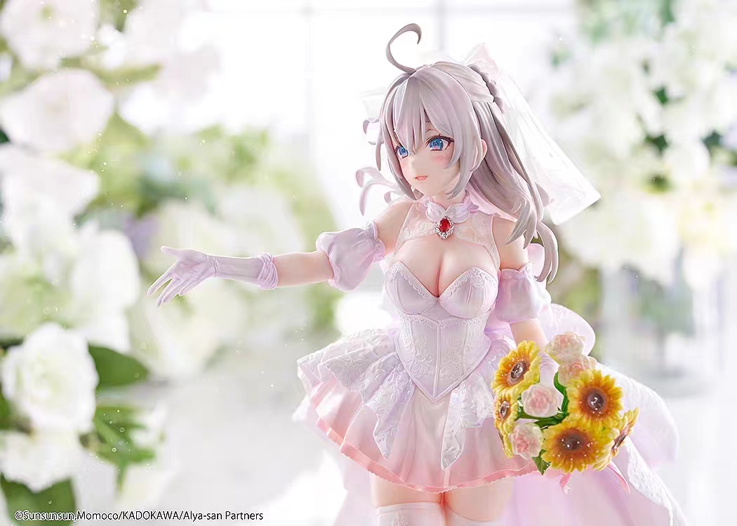 KADOKAWA - KDcolle Alya Sometimes Hides Her Feelings in Russian - Alisa Mikhailovna Kujou Wedding Dress Ver. 1/7 Complete Figure (Licensed)Statue 