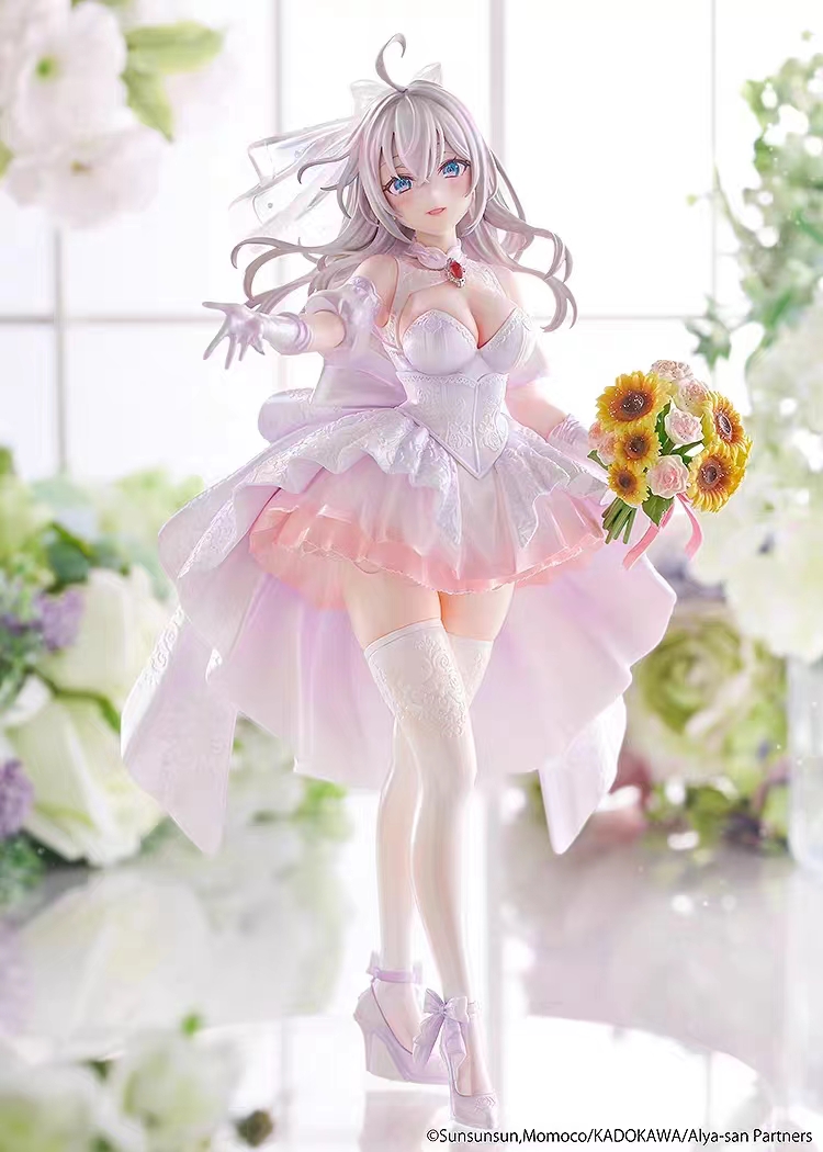 KADOKAWA - KDcolle Alya Sometimes Hides Her Feelings in Russian - Alisa Mikhailovna Kujou Wedding Dress Ver. 1/7 Complete Figure (Licensed)Statue 