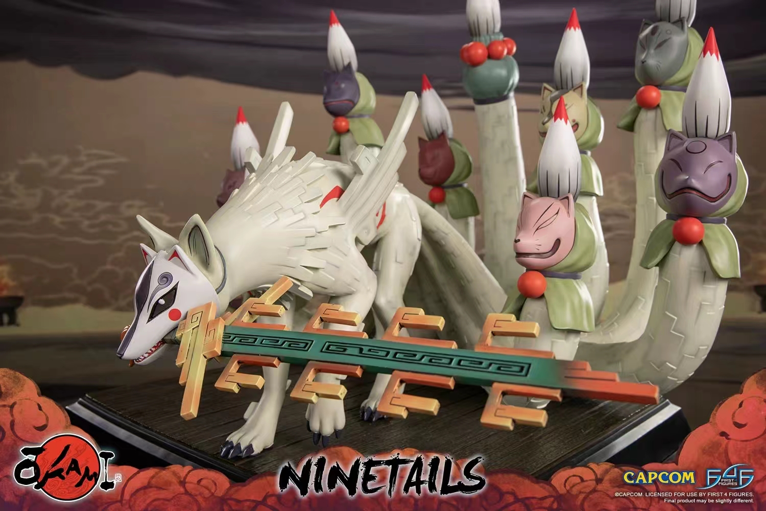 First 4 Figures - Okami Ninetails Statue OKANTST (Licensed)Statue 
