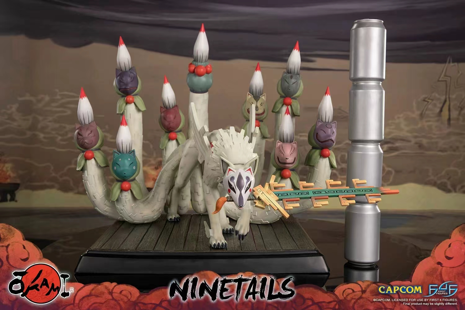 First 4 Figures - Okami Ninetails Statue OKANTST (Licensed)Statue 