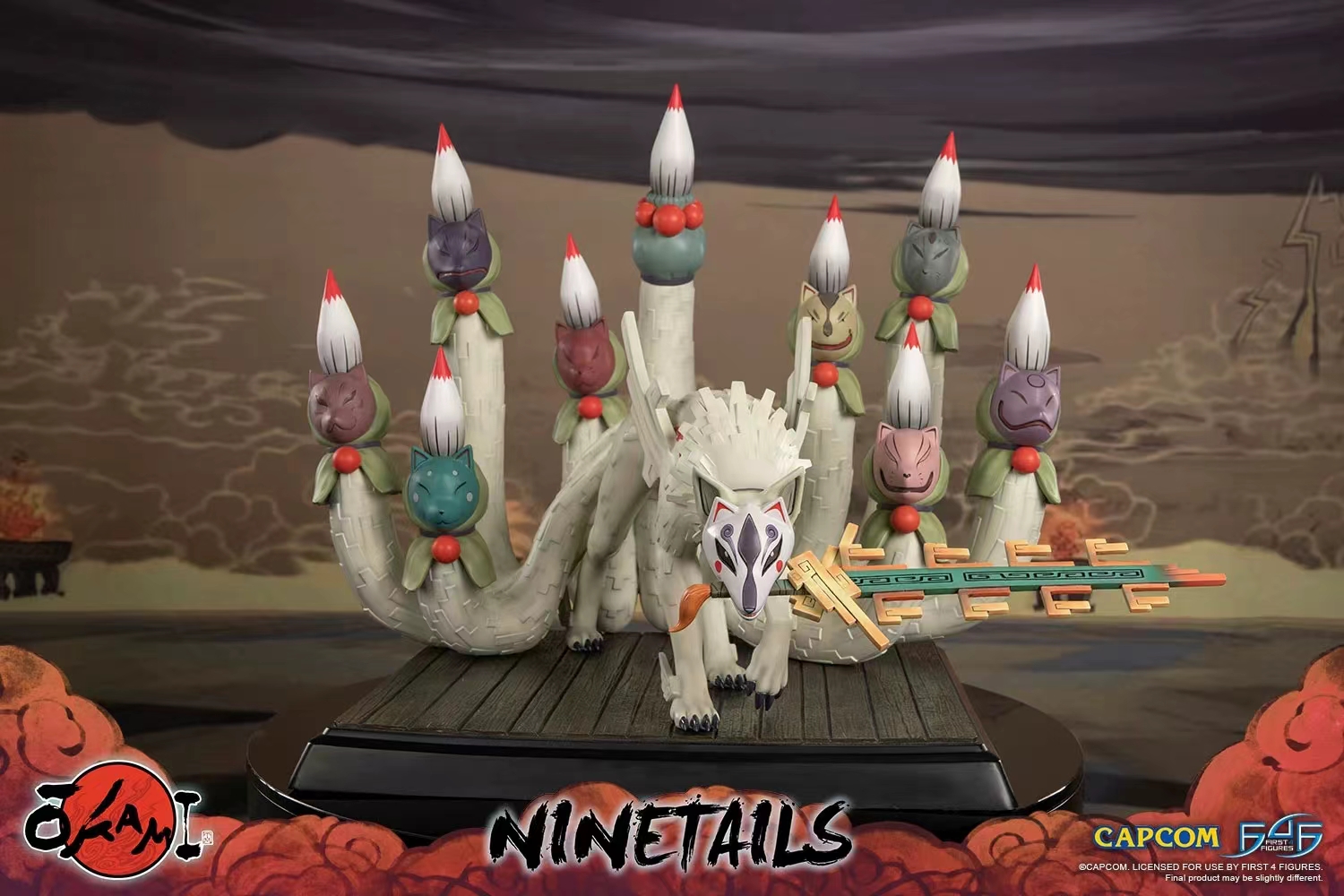 First 4 Figures - Okami Ninetails Statue OKANTST (Licensed)Statue 