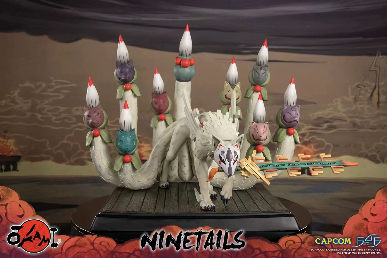 First 4 Figures - Okami Ninetails Statue OKANTST (Licensed)Statue 