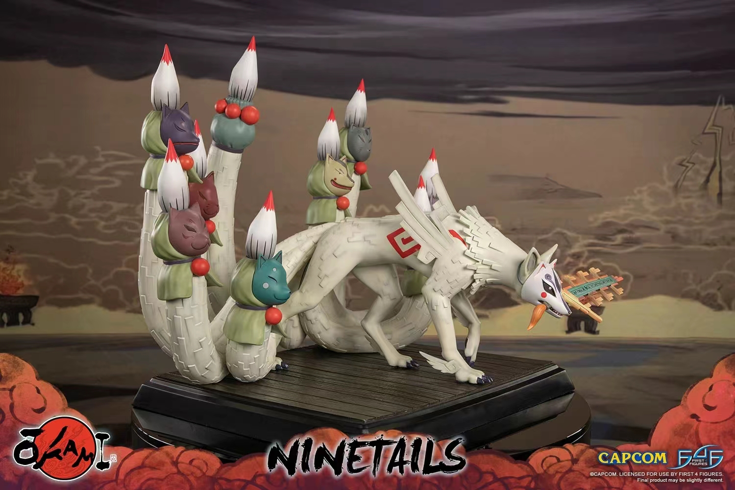 First 4 Figures - Okami Ninetails Statue OKANTST (Licensed)Statue 