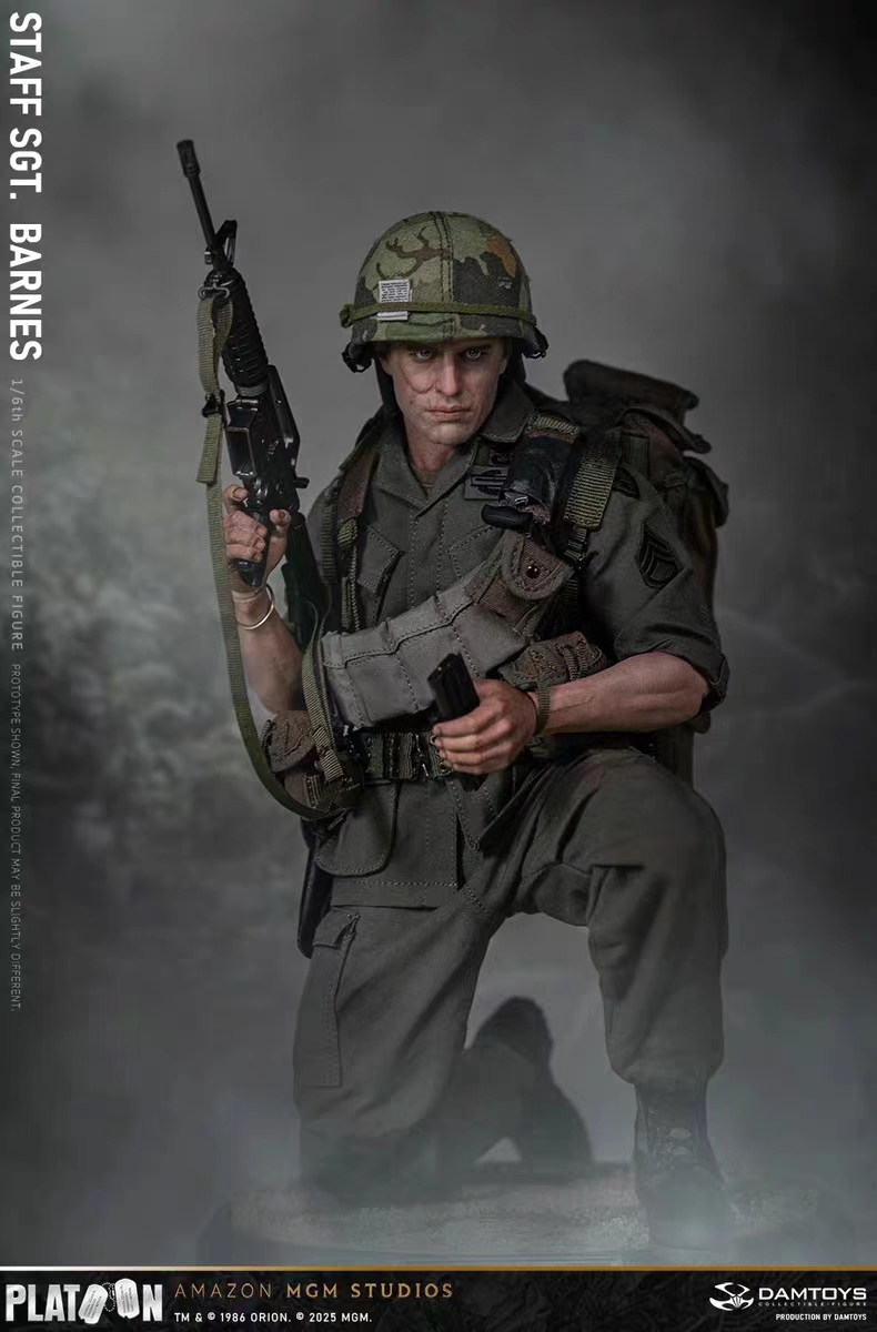 DAMTOYS - Staff SGT BARNES 1/6  Scale Action Figure (Licensed)