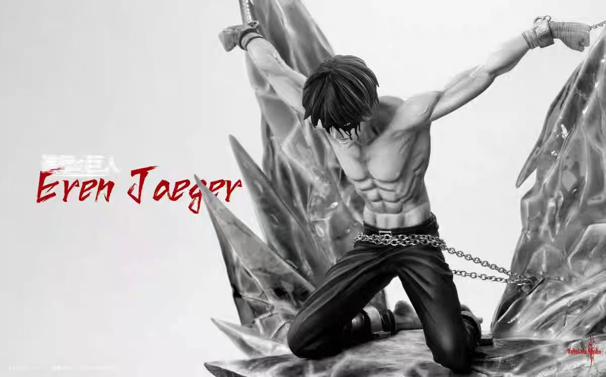 Mahakala Studio - Imprisoned Eren Attack on Titan Statue 