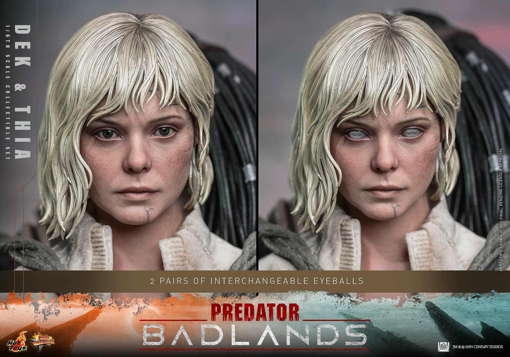 Hottoys - Predator: Badlands Dek and Thia 1/6th scale Collectible Figure Set MMS849 MMS850 (Licensed)