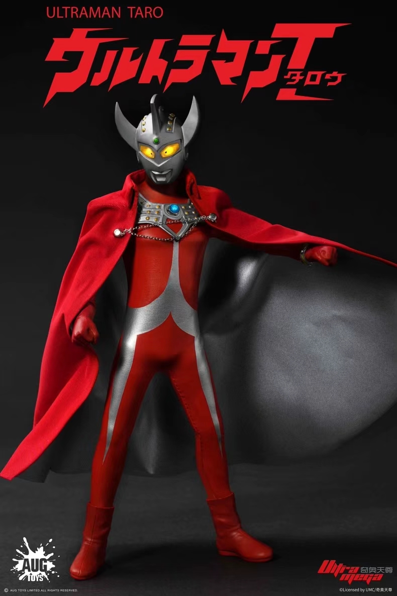AUGTOYS - Ultraman Taro Soft Goods Articulated Figure F6001 (Licensed)Statue 