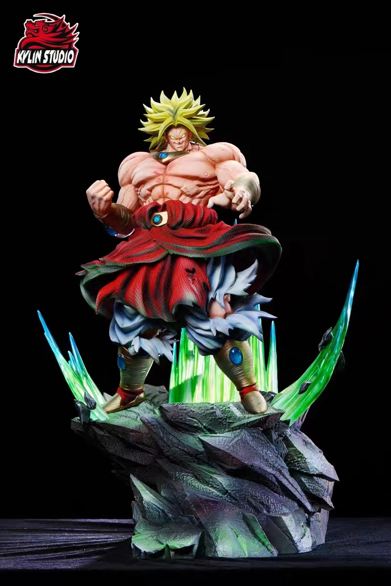Kylin Studio - Broly VS Son Goku X Gohan X Goten Dragon Ball Statue 