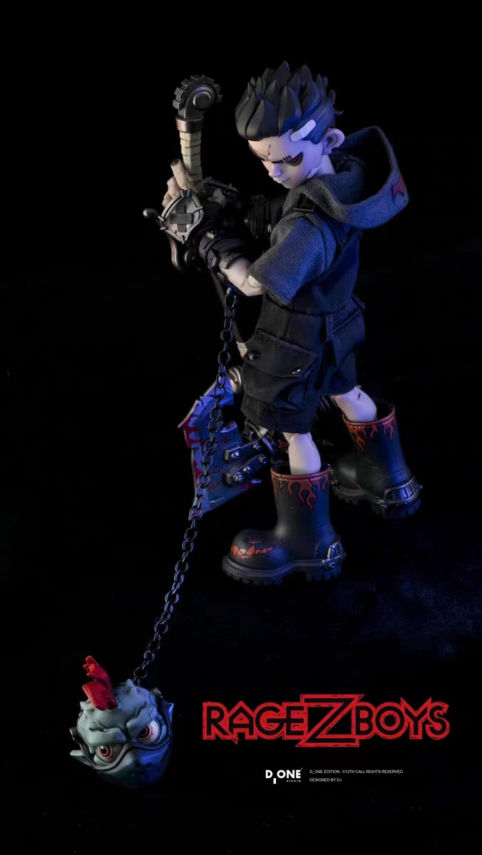 D ONE Studio - RAGE-ZBOYS 1/12 Action Figure (Licensed)