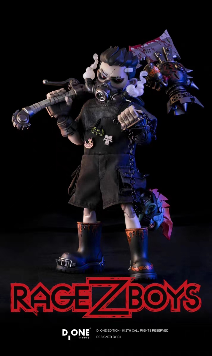 D ONE Studio - RAGE-ZBOYS 1/12 Action Figure (Licensed)
