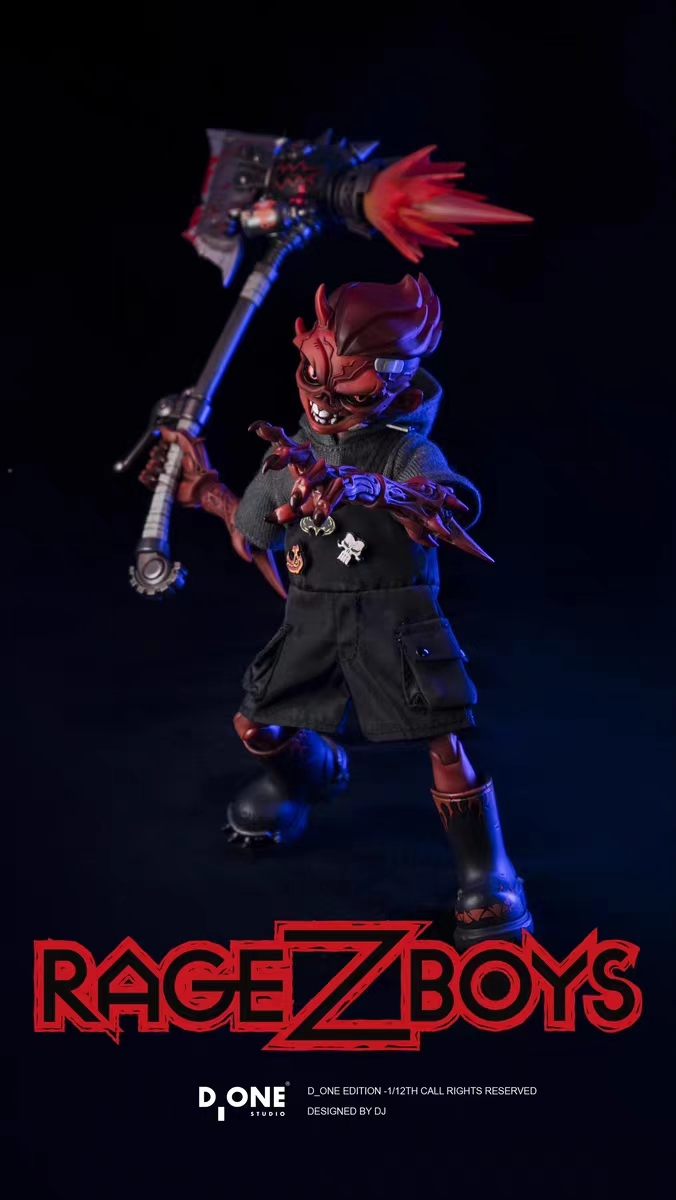 D ONE Studio - RAGE-ZBOYS 1/12 Action Figure (Licensed)
