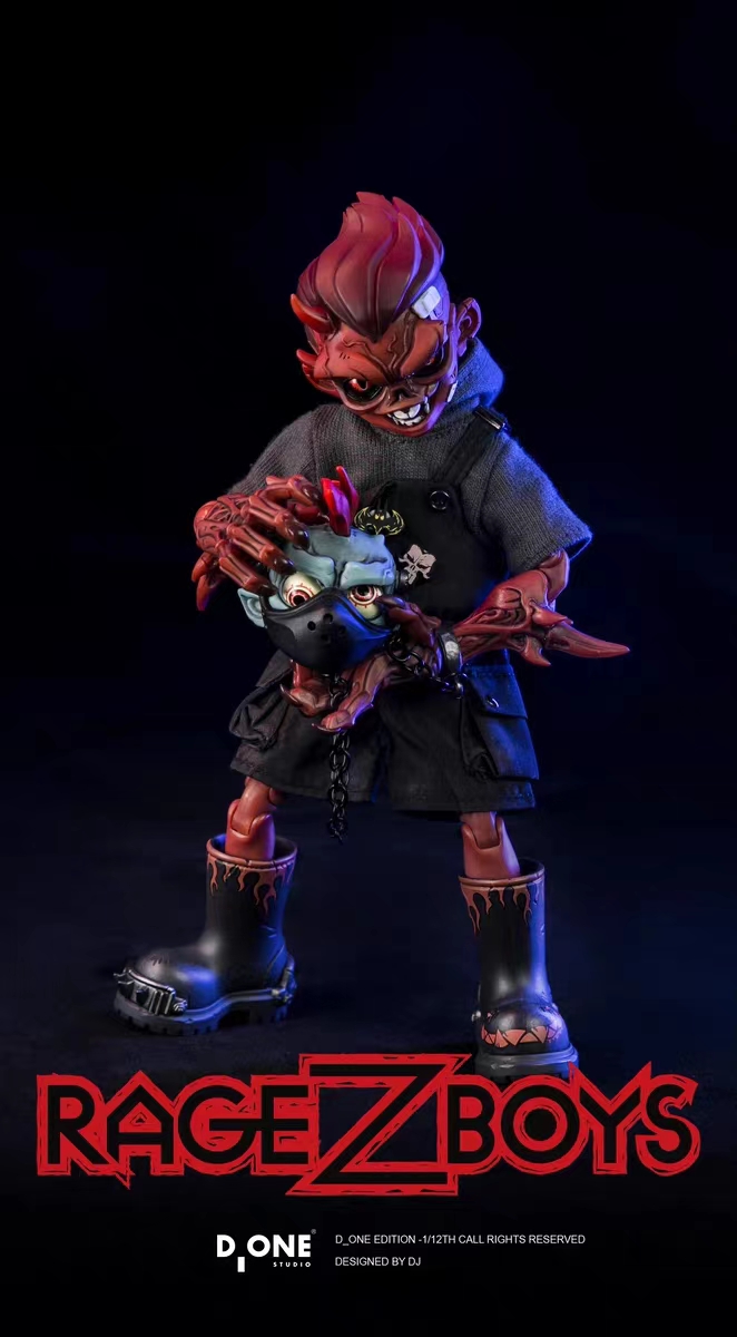 D ONE Studio - RAGE-ZBOYS 1/12 Action Figure (Licensed)