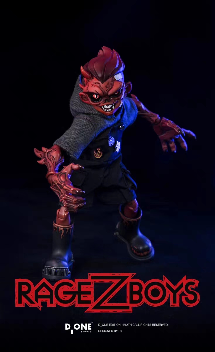 D ONE Studio - RAGE-ZBOYS 1/12 Action Figure (Licensed)