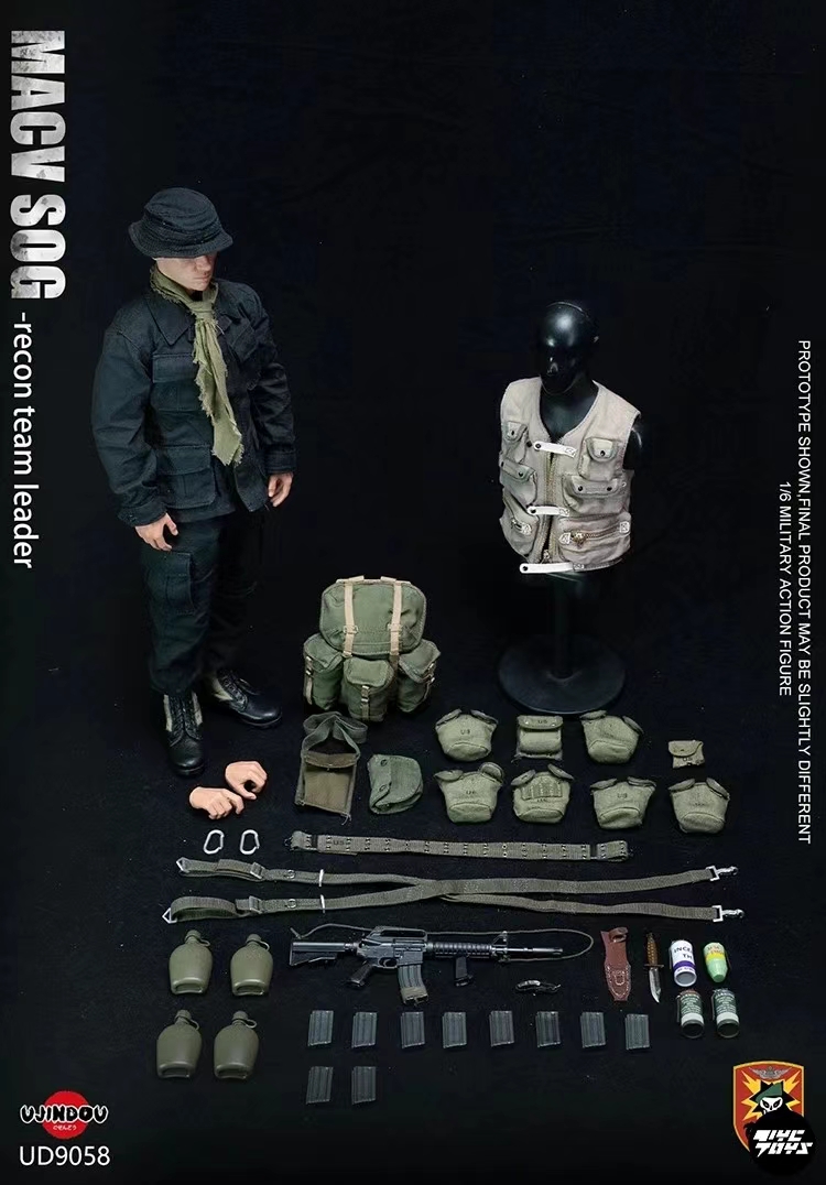 UJINDOU - 1/6 MACV-SOG Recon team leader Action Figure UD9058 (Licensed) Statue 