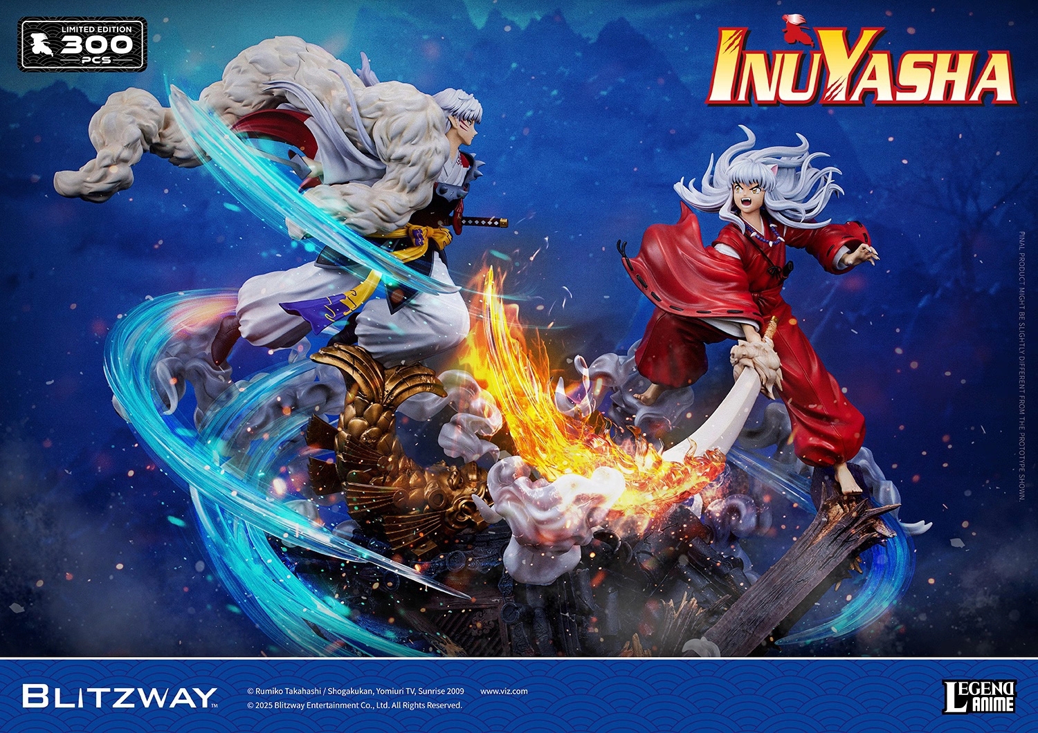 BLITZWAY - Legend Anime Inuyasha X Sesshomaru Statue (Licensed)
