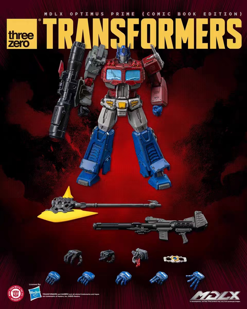 Threezero - Transformers MDLX Optimus Prime (Comic Book Edition) 3Z08710W0 (Licensed) Action Figure 