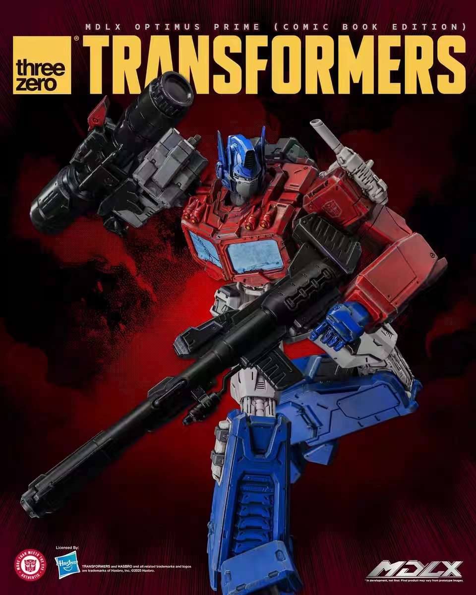 Threezero - Transformers MDLX Optimus Prime (Comic Book Edition) 3Z08710W0 (Licensed) Action Figure 
