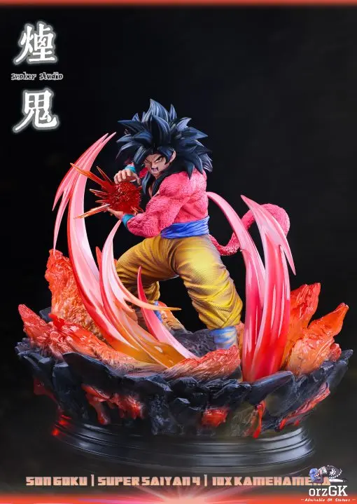 SMOKER Studio - Super Saiyan 4 Goku (Deluxe Edition) Dragon Ball Statue 